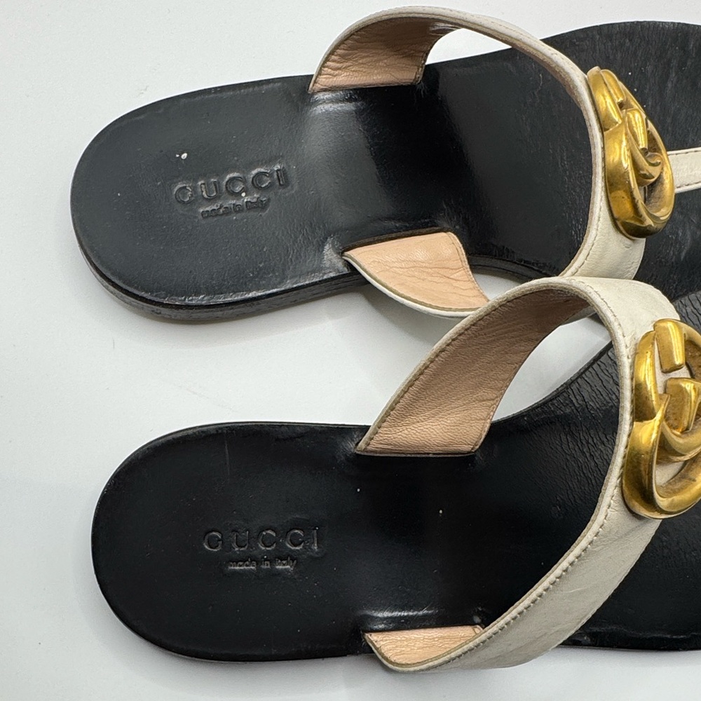 Gucci Women's marmont thong sandals - Picture 3 of 10